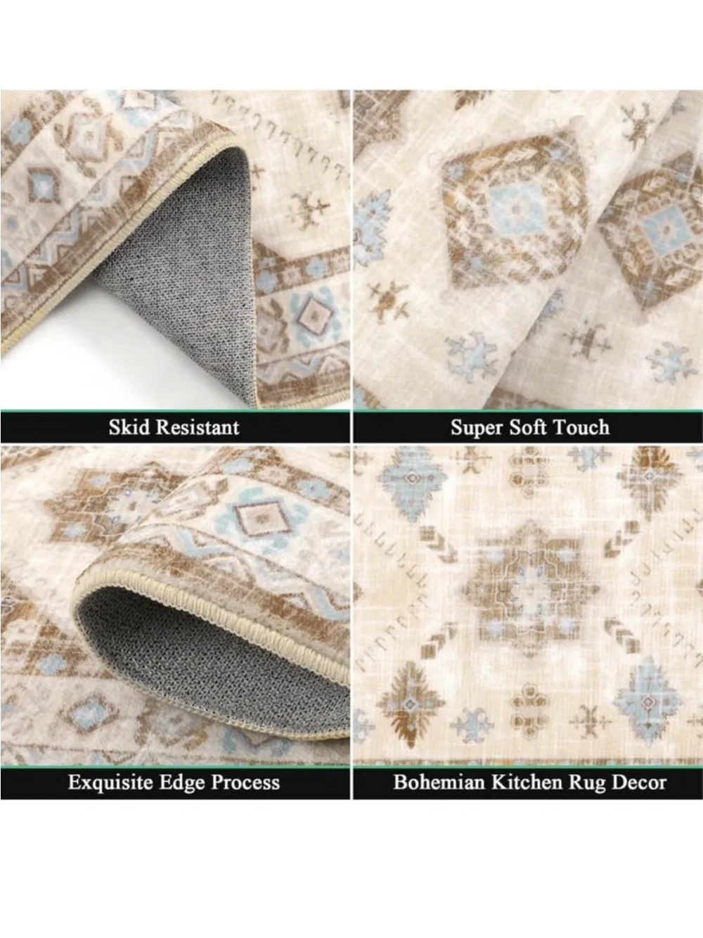 2x10 bohemian style runner rug